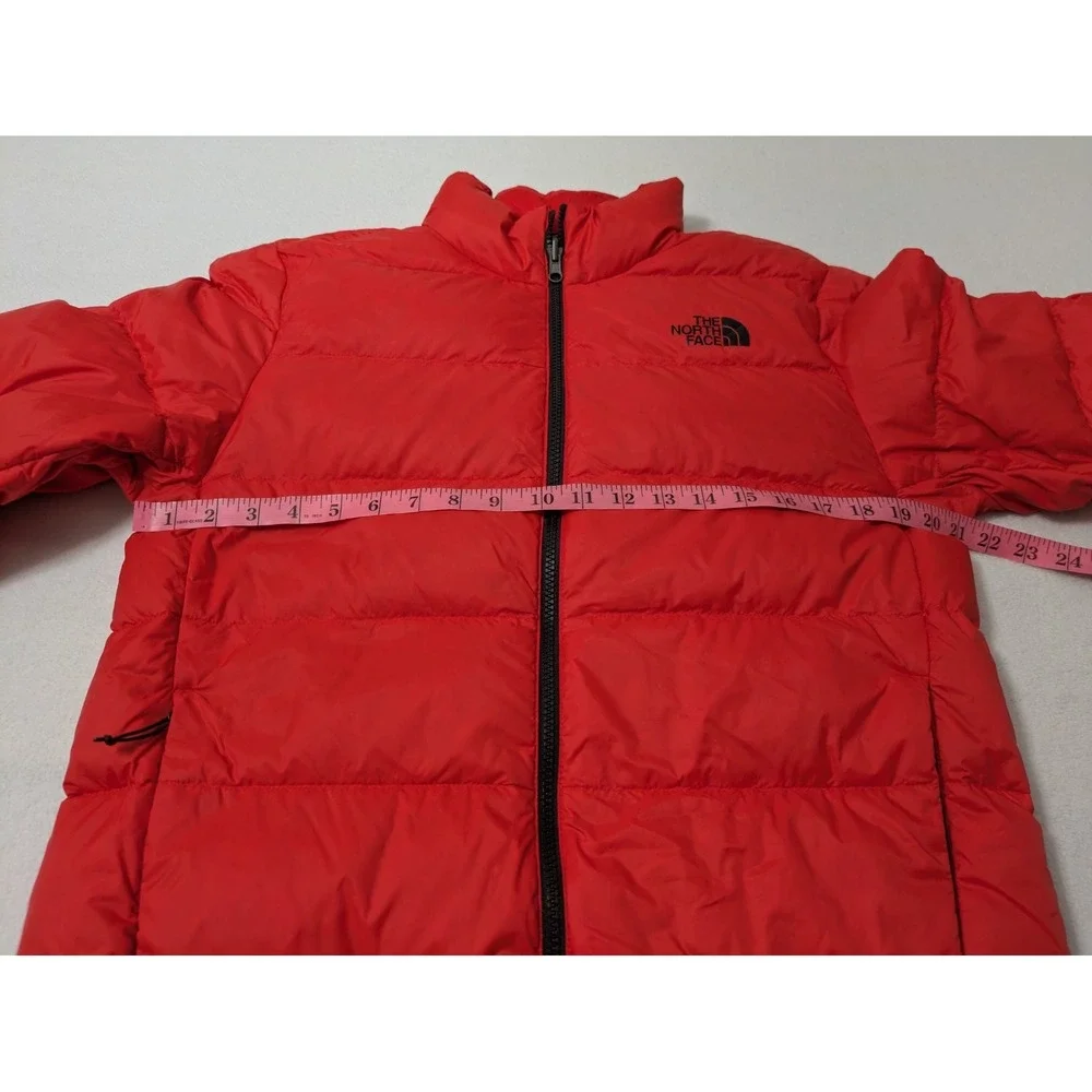 The North Face Jacket Mens Medium Red Down Puffer 550 Full Zip Outdoor Winter